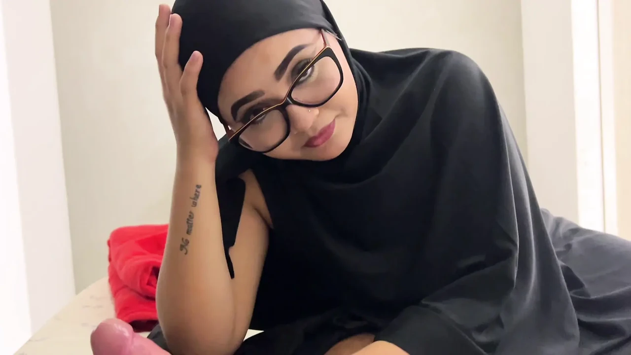 Religious Muslim Stepsister Puts Her Beliefs Aside To Try A Cock
