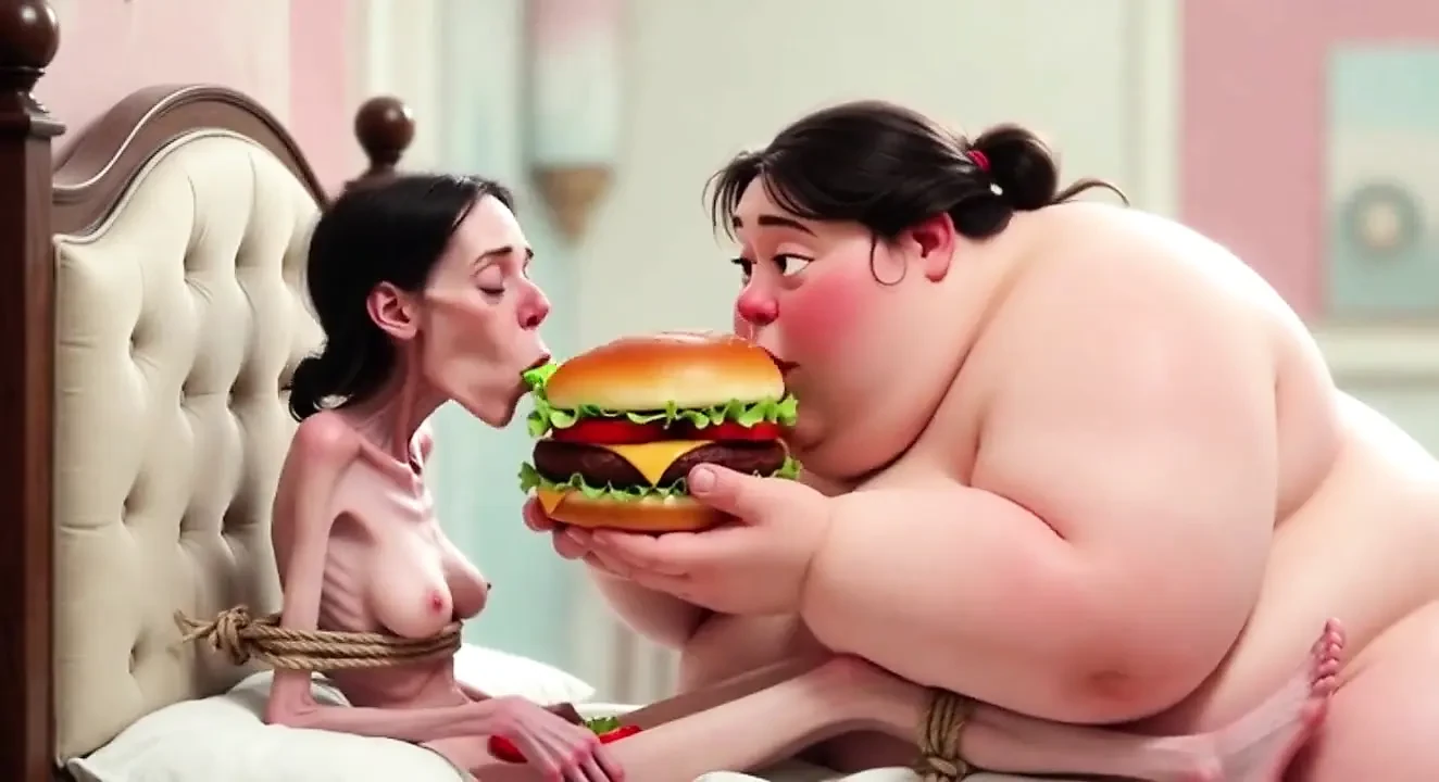 非常瘦的大战 Ssbbw 喂食会议