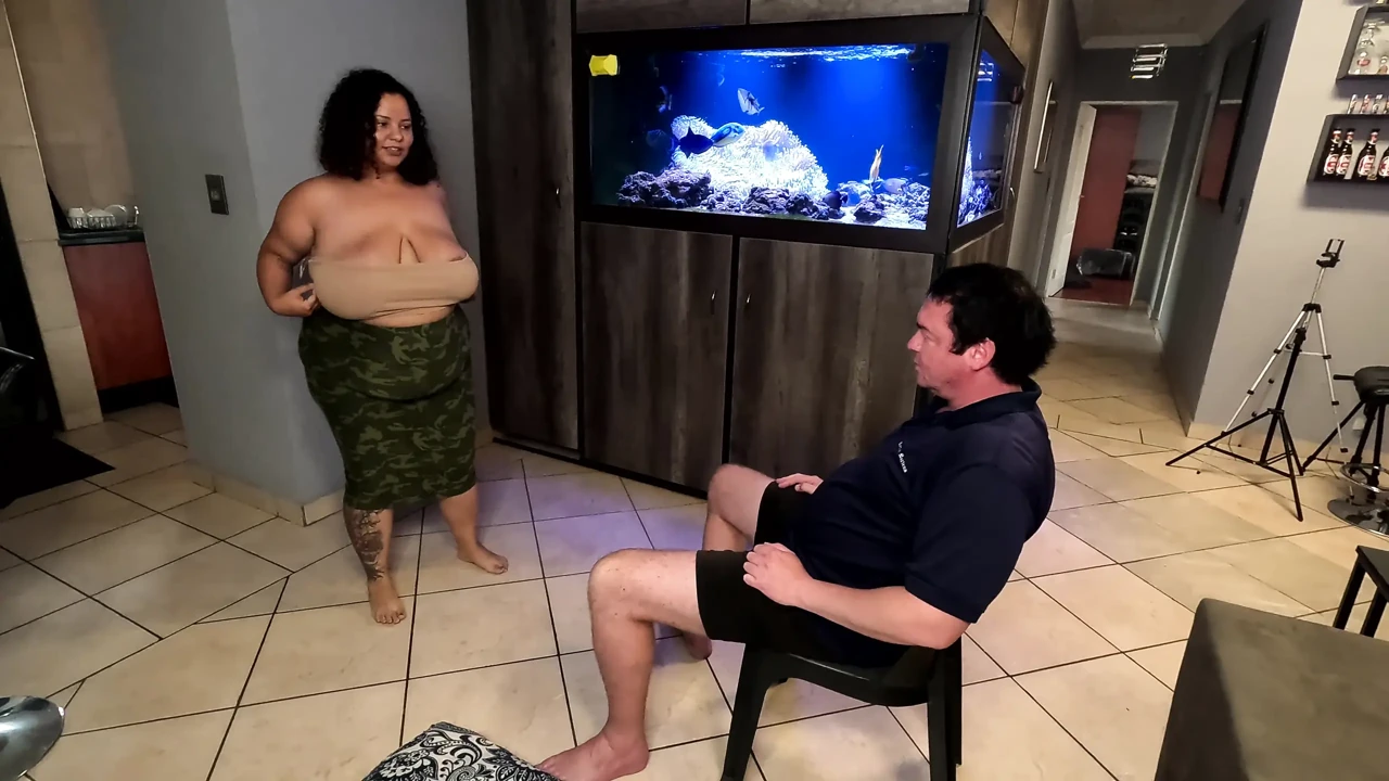 Stripping for a white guy and sucking his dick