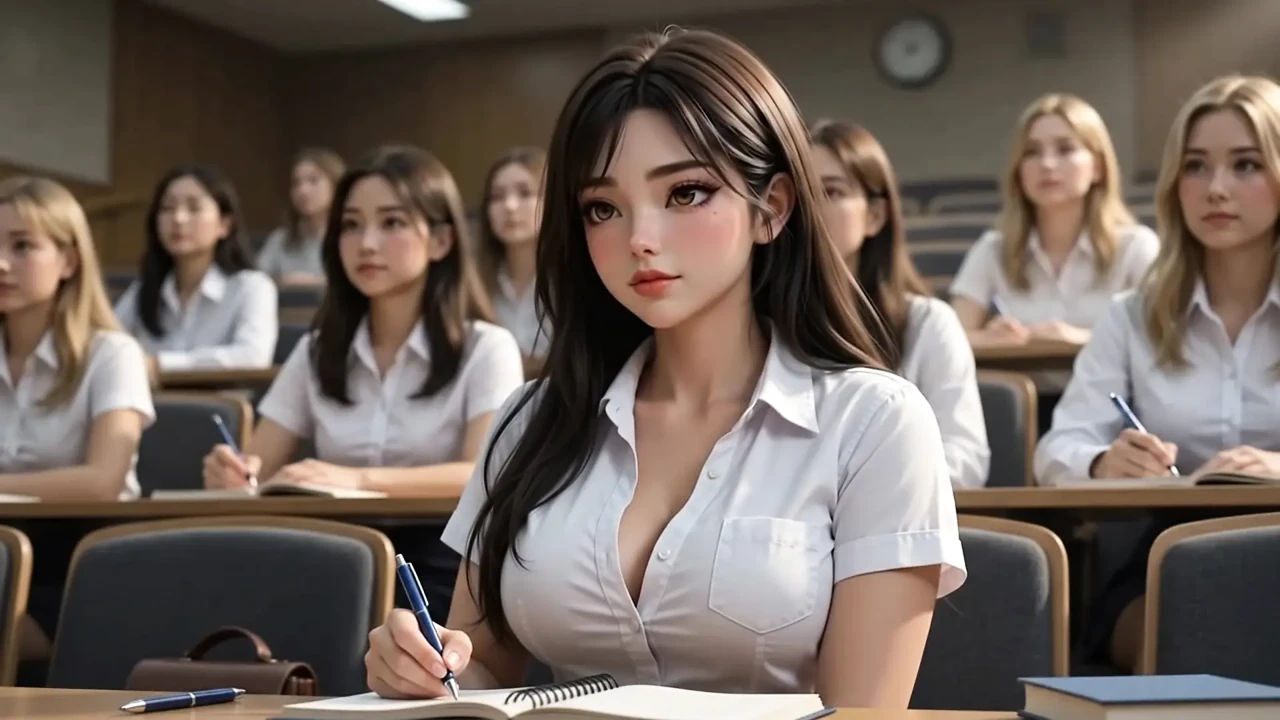 Adult Student Seduces Her Professor - After Hours (AI Generated)