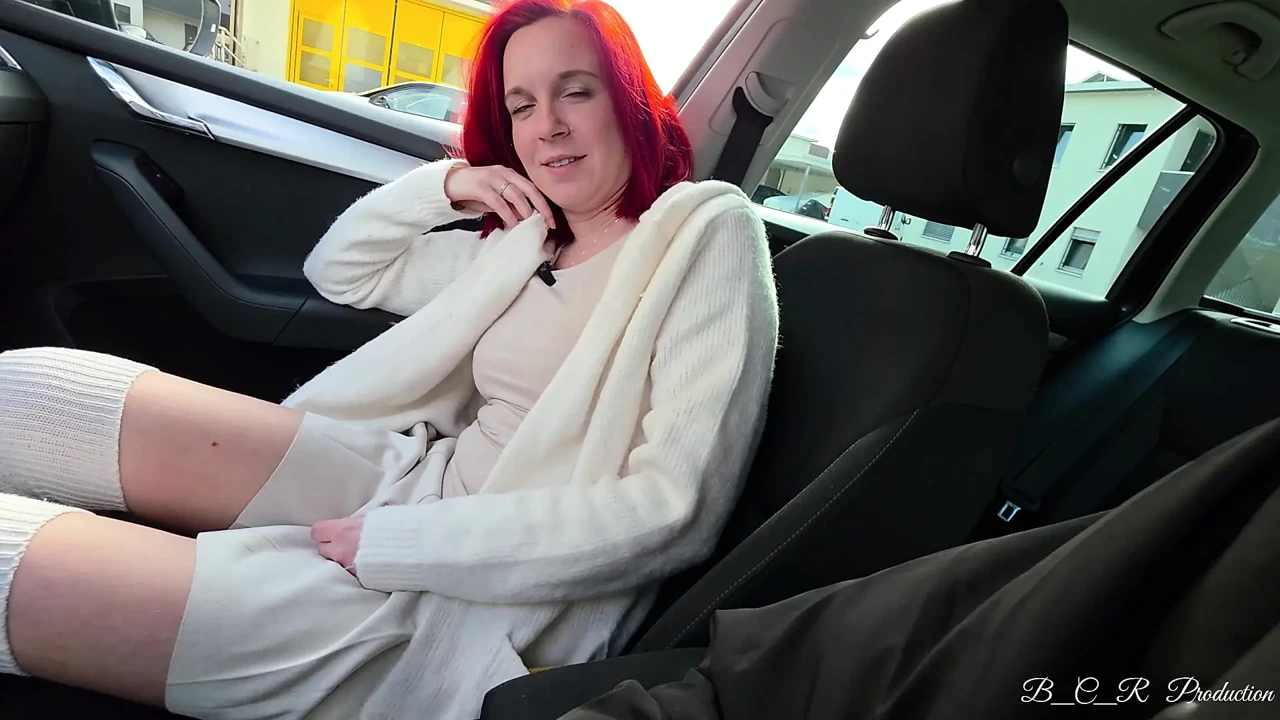 He says I don't dare to do that... Bet lost in the car wash!
