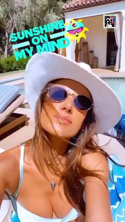 Alessandra Ambrosio - Bikini 7-6-2020