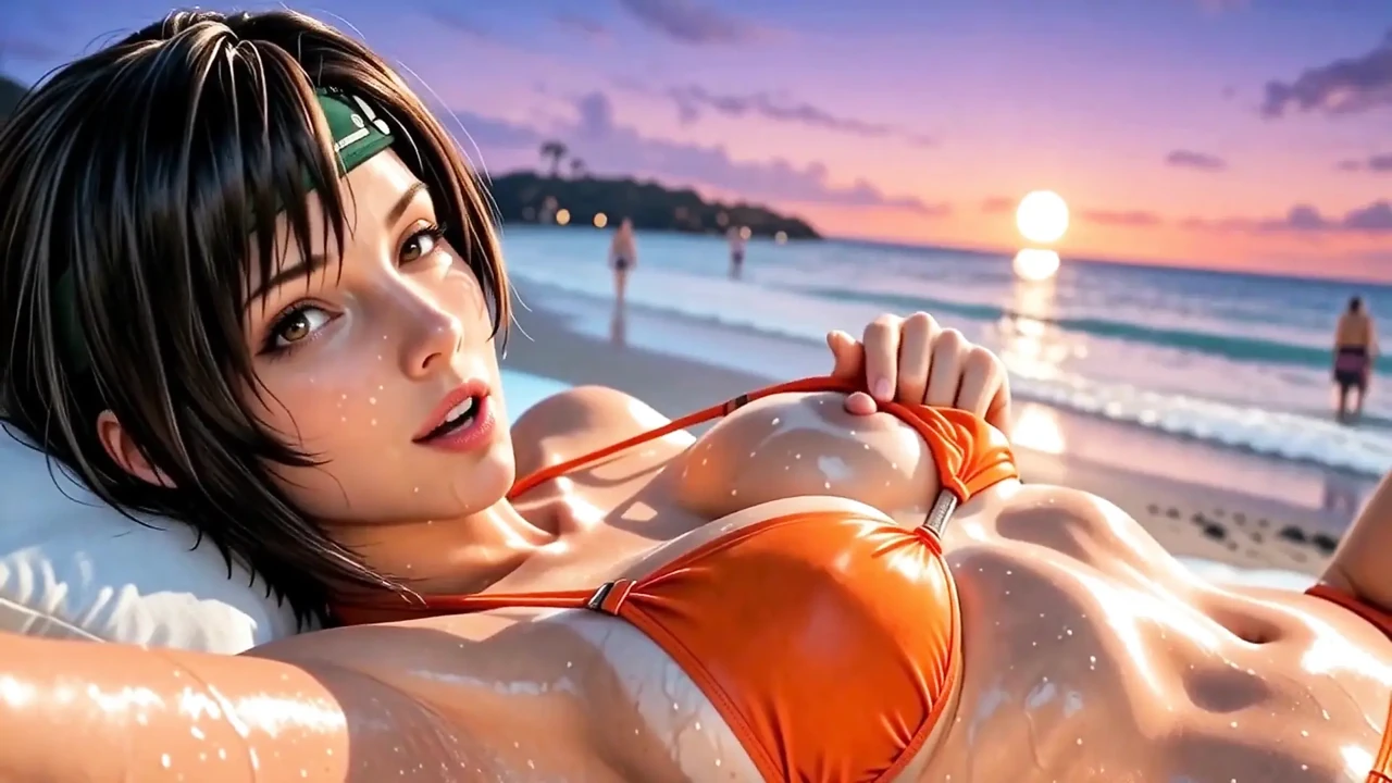 在我的酒店房间里操一个年轻的女游客. Waifu Hentai 动画.