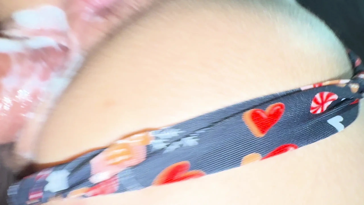 Wont Let Him Pull Out - He Explode With Cum And Fill My Tight 18 Pussy