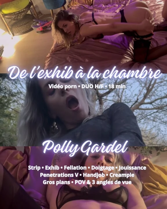 我的节目结束后，我被狠操，Polly Gardel，色情女演员高兴地尖叫并让他吐口水