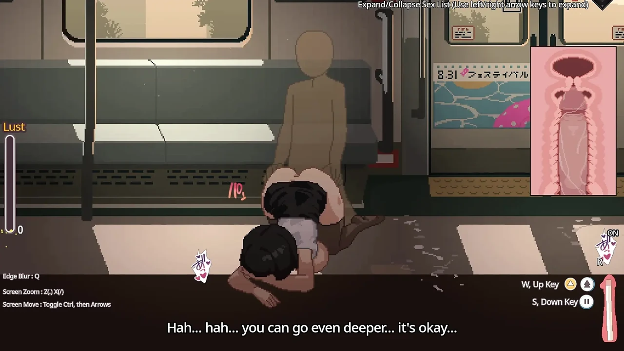 Fucking girls on a train (Train45 animations)