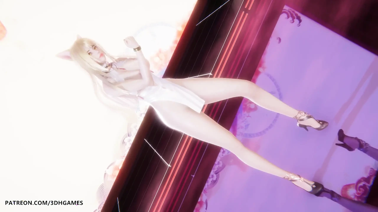 MMD 《极乐：净土阿璃》性感脱衣舞《英雄联盟》色情版4K 60Fps