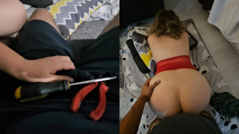 当士兵在等待我的丈夫时，我的单身邻居