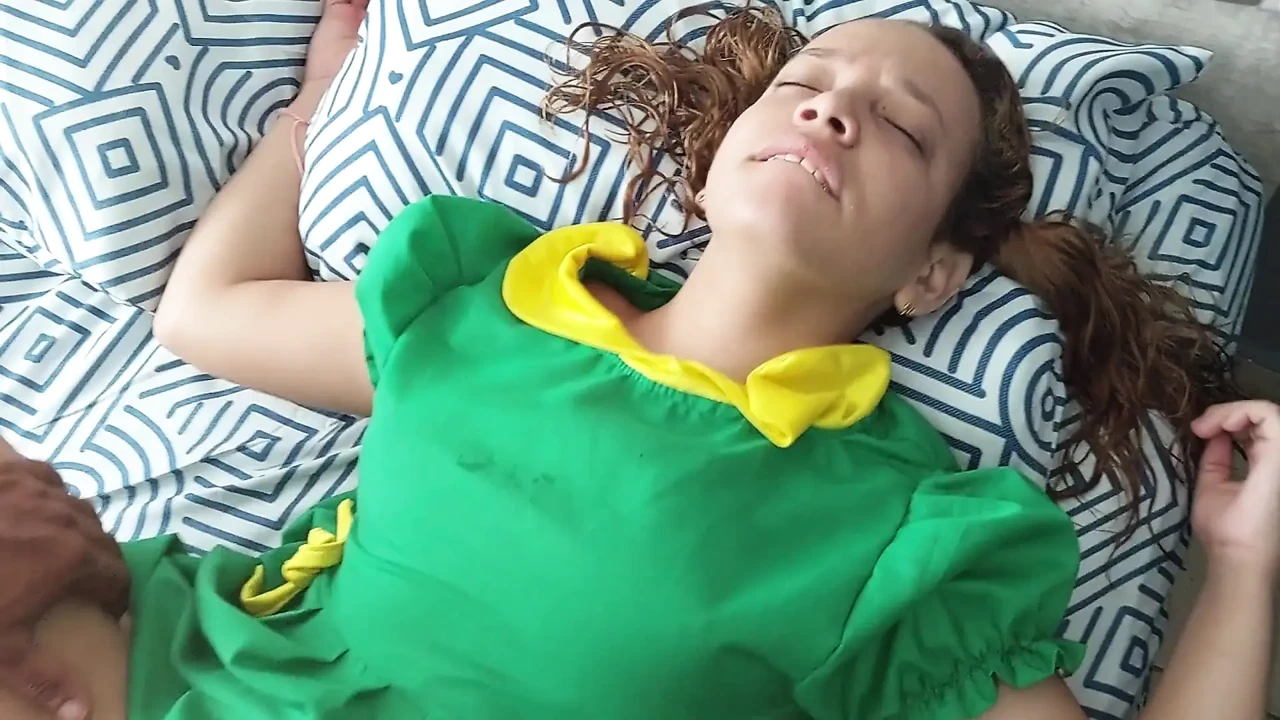 Fucking Bony's tight pussy until she fills her with cum