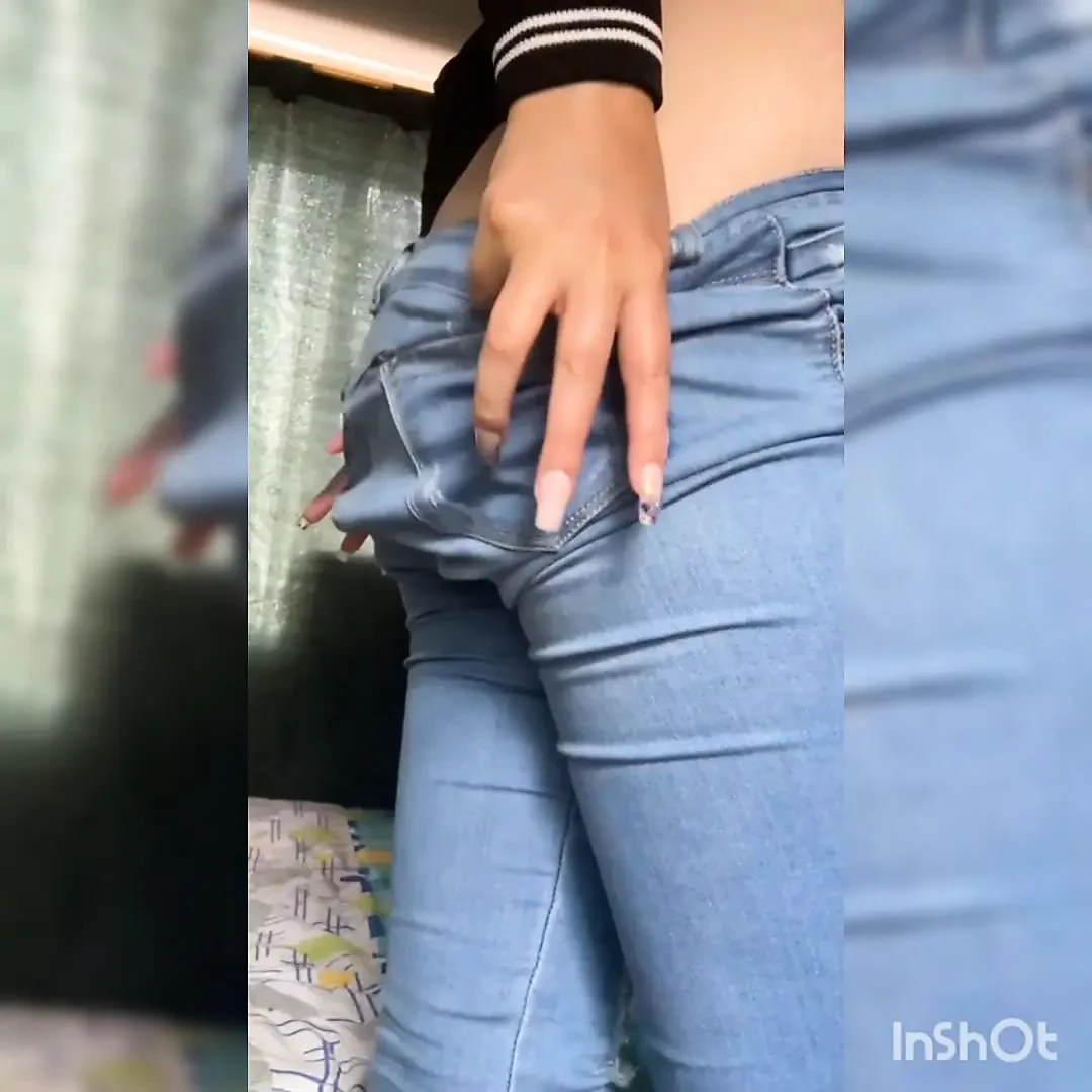 我拉下那些牛仔裤