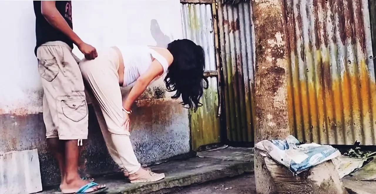 My Hot Bhabi Call me outside for My Bick cock Sucking and fucking hardly in doggy style.