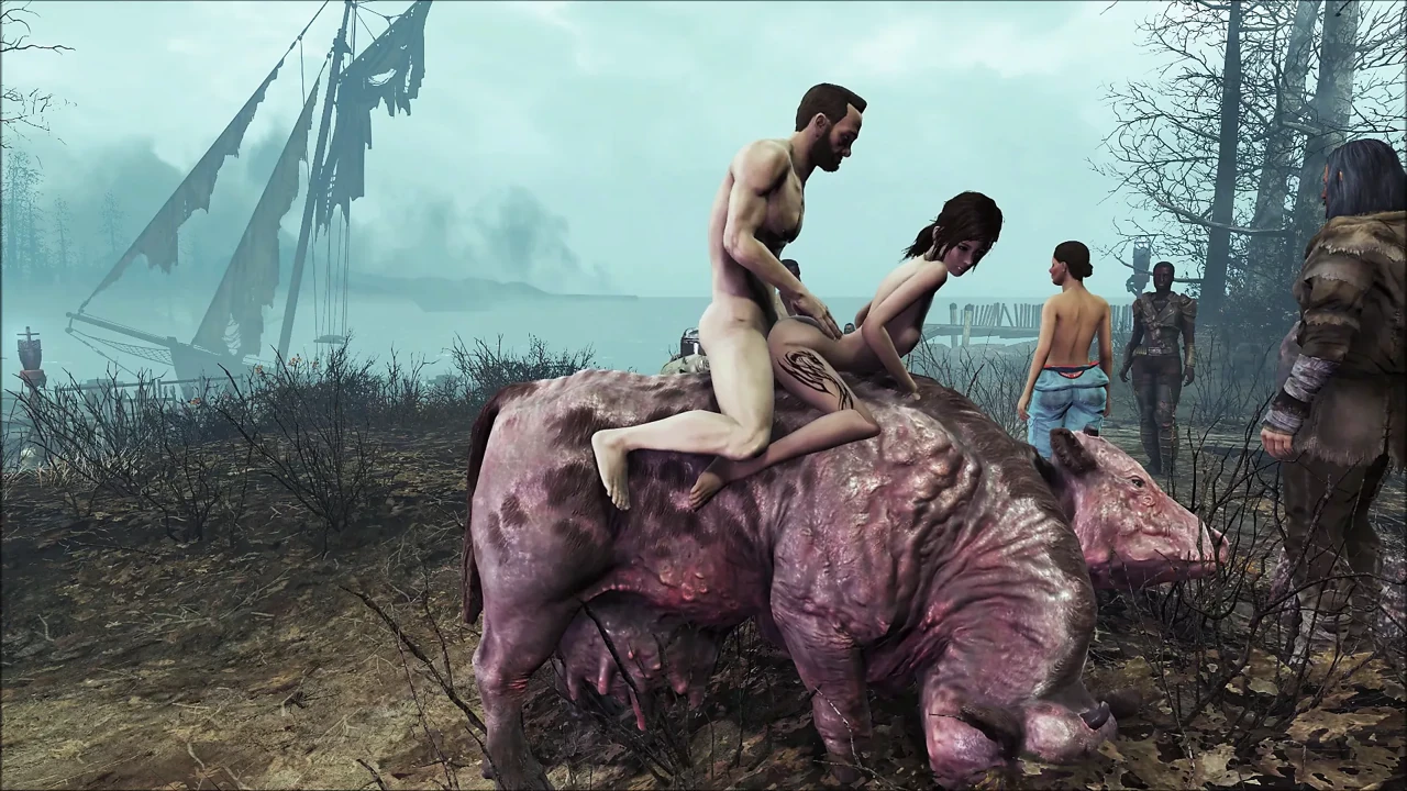 Fallout 4 - 关于两头奶牛