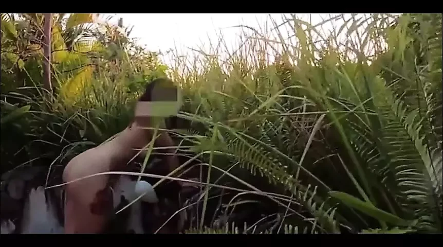 度假村的按摩性爱，户外啪
