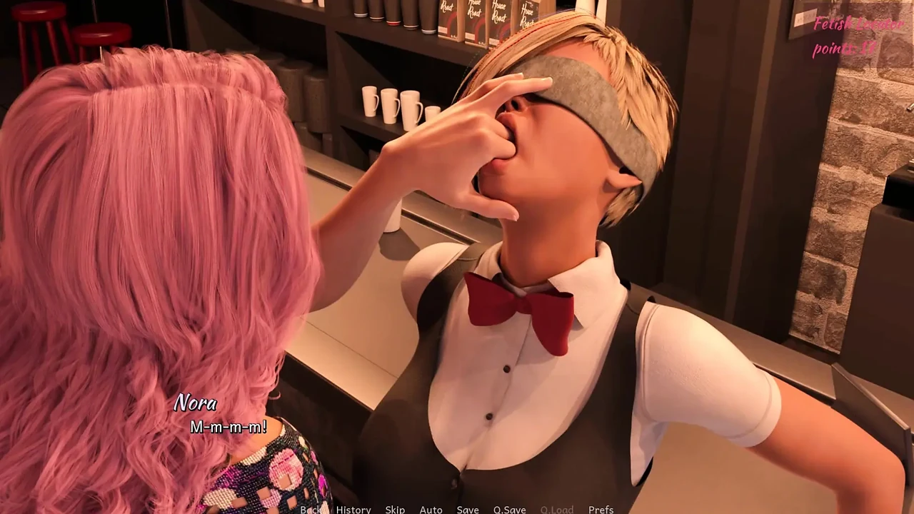 恋物癖定位器6 - Polly & Nora Blind约会和Polly给Mike阴户