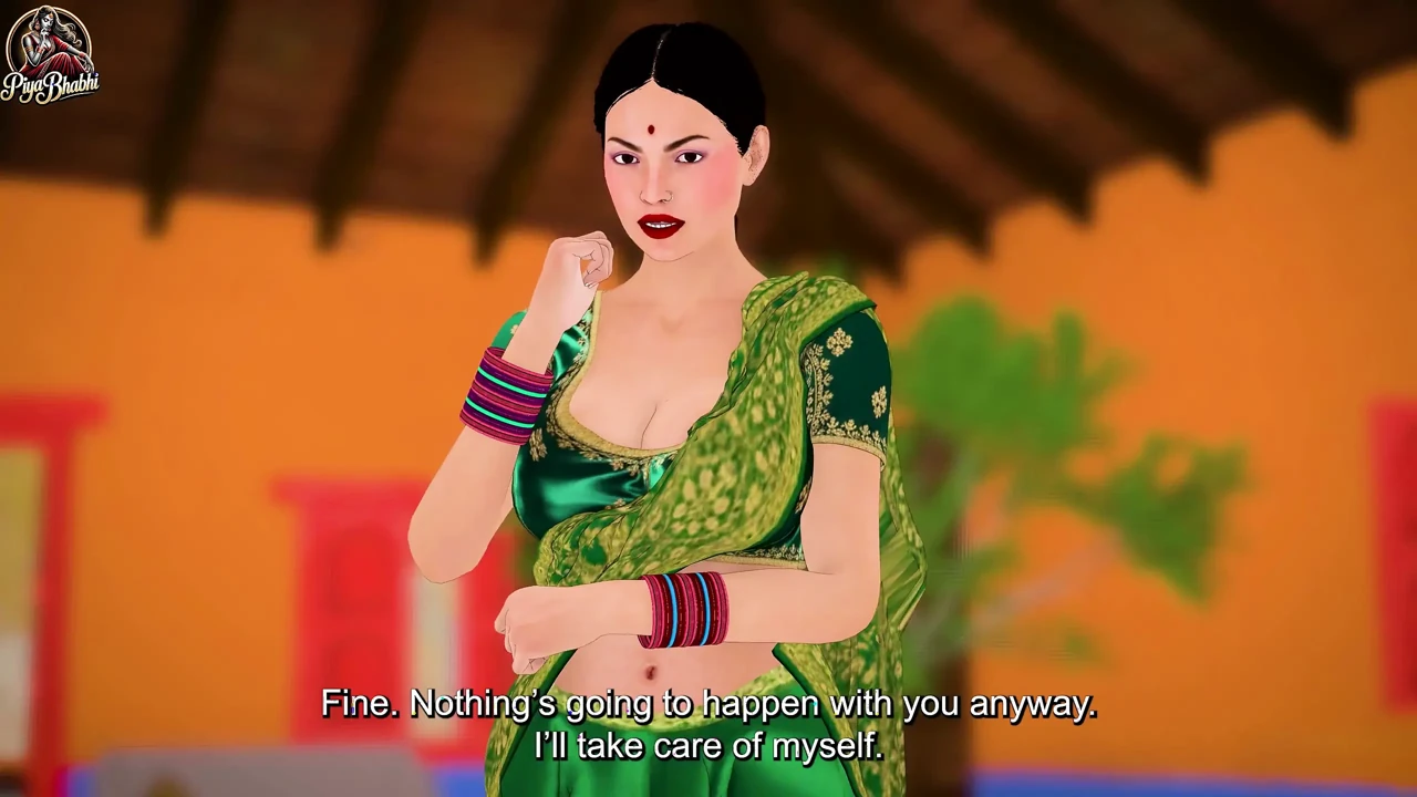 Horny Desi Indian Bhabhi Fucked Hard by Village Leader Outdoor Hardcore Sex Hindi Audio English Subtitles