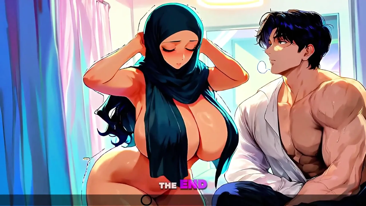 戴头巾的穆斯林熟女作弊 - Ai Animation JOI