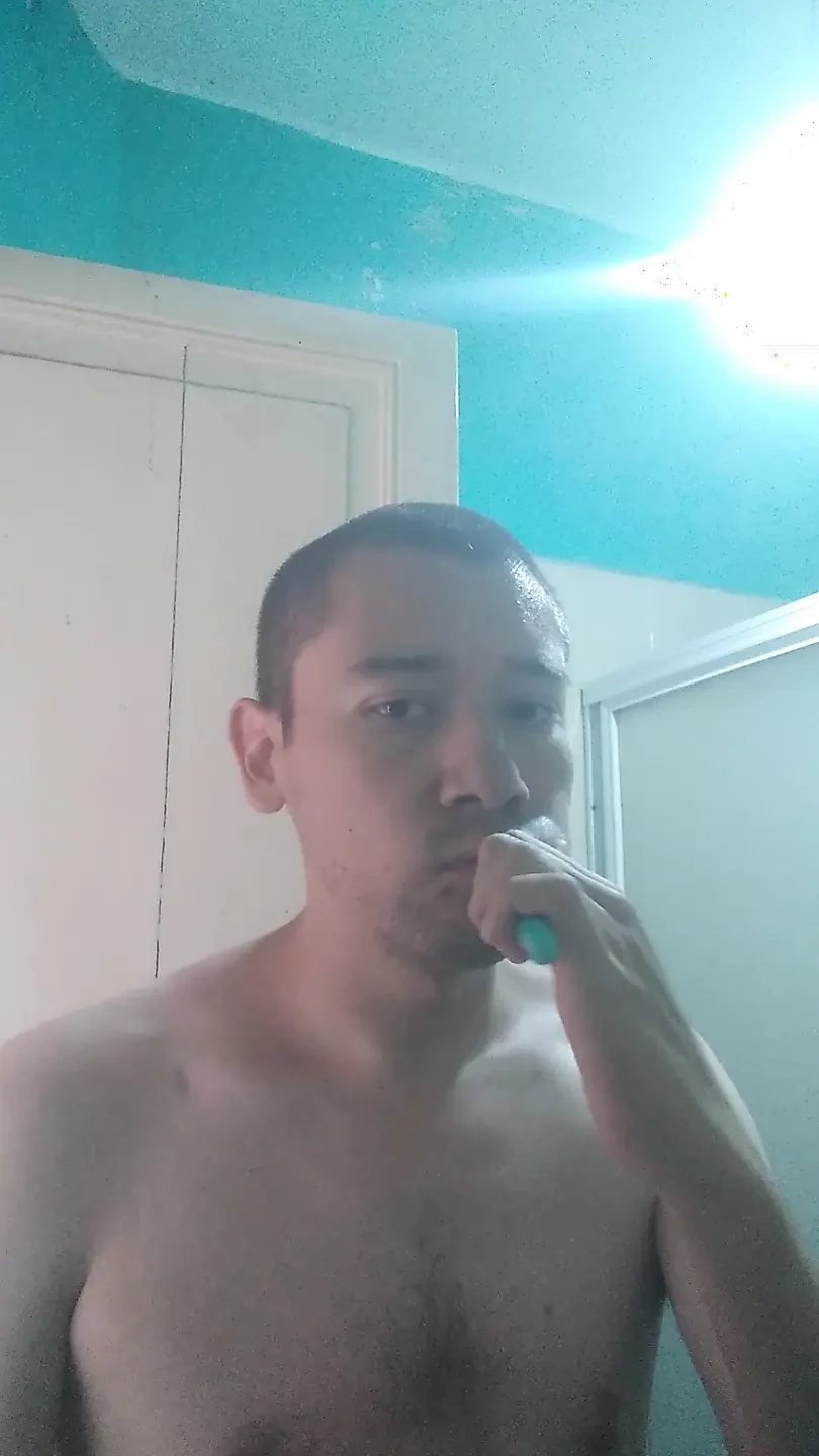 看看我怎么控制汗湿的身体