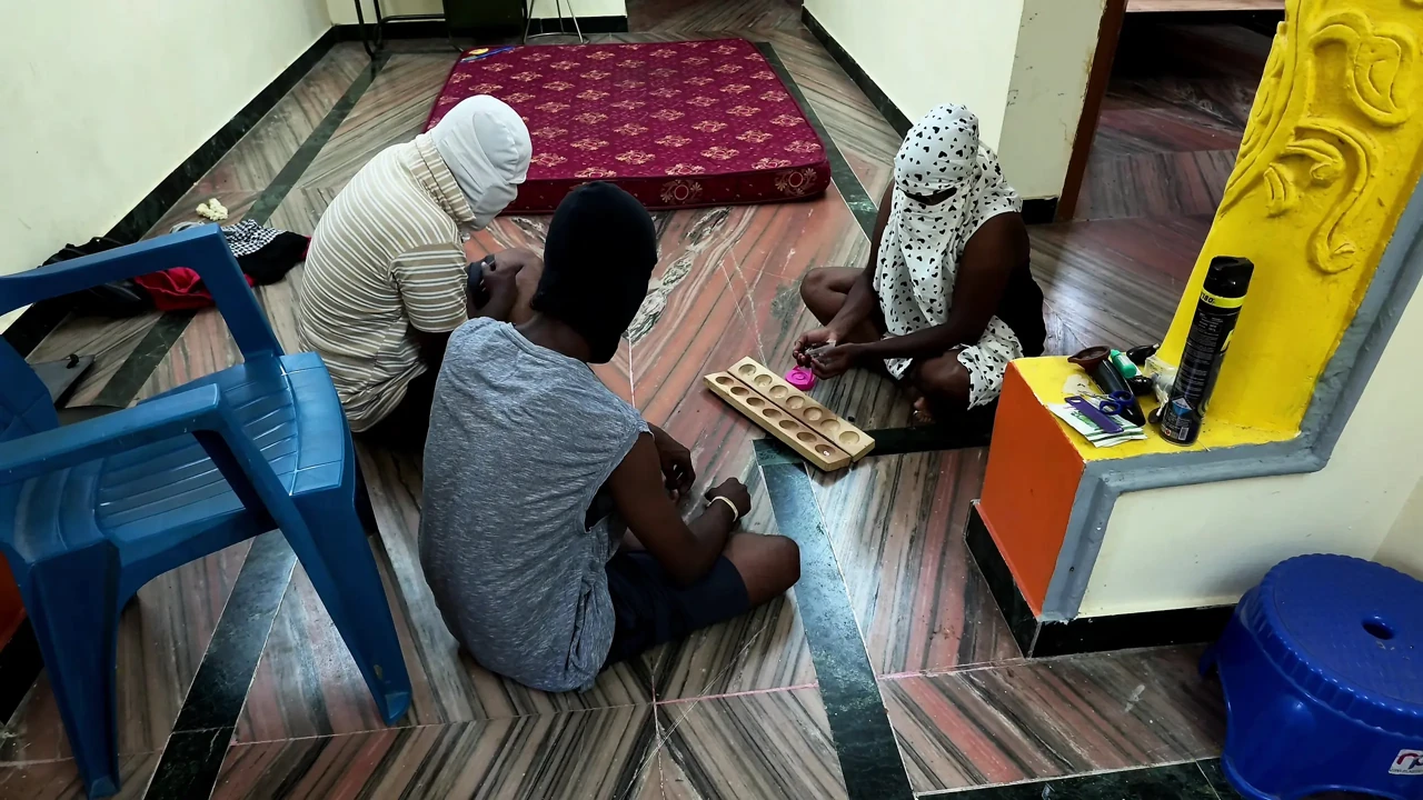 Wrestling game turns into threesom
