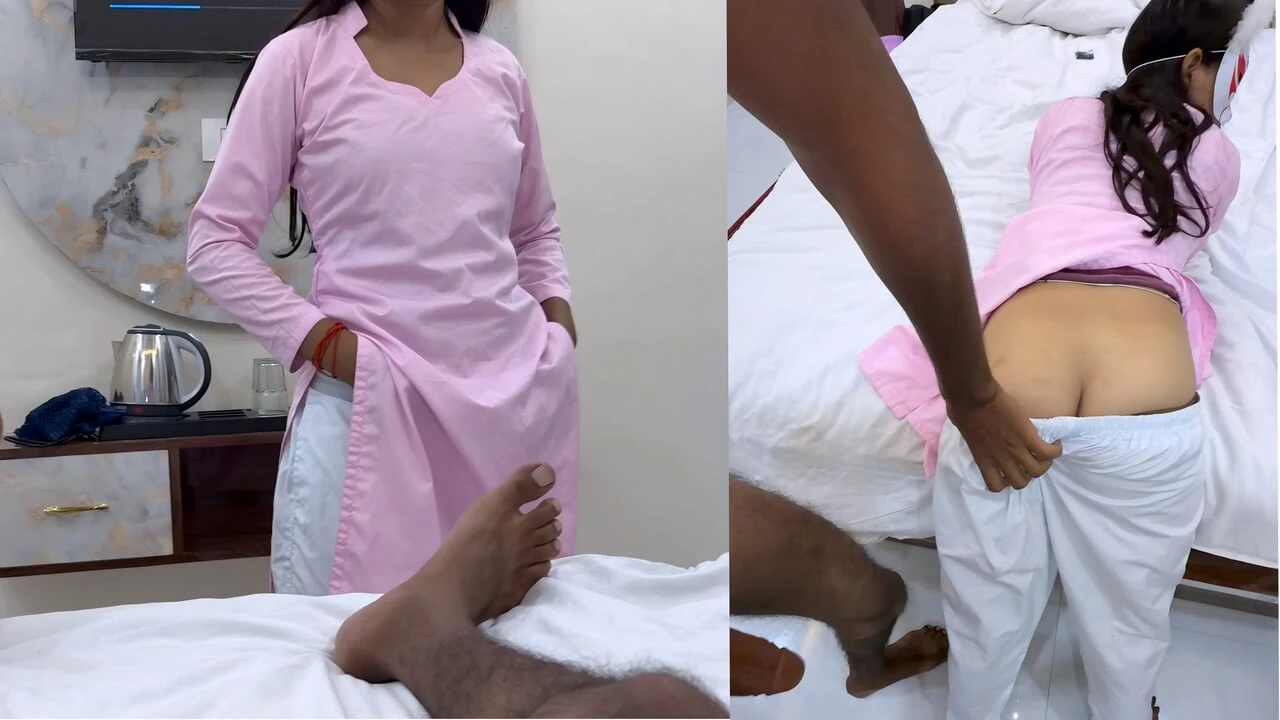 看到她继兄弟的小