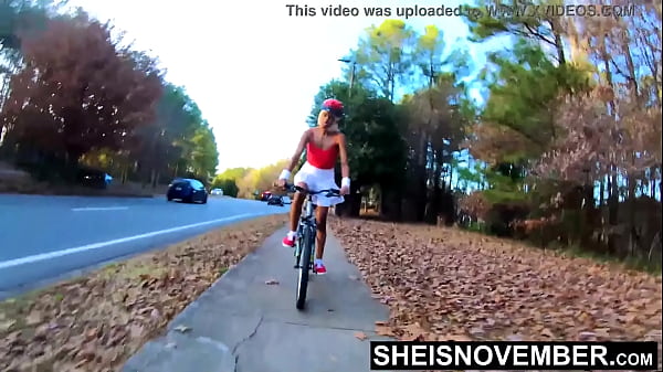 outdoors_flashing_ass_bike_ride_sexy_up_skirt_hottie_sexy_little_geek_msnovember_black_big_butt_and_thighs_poking_out_with_back_arched_outdoors_in_short_dress_reality_4k_on_sheisnovember