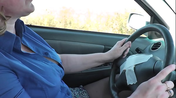 sexy_blonde_milf_frina_drives_car_in_stockings_without_panties_under_skirt._naked_in_public._no_panties