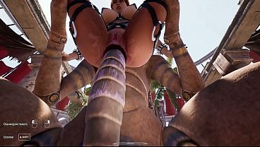 the_ancient_statue_awakened_and_began_rhythmically_fucking_lara_croft_in_her_tight_ass._bdsm_outfit._3d_hentai_animation