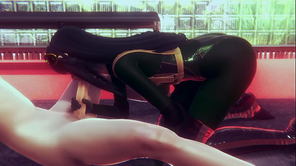 tsuyu_asui_a.k.a._froppy_from_anime_my_hero_academia_hardcore_deepthroat_and_stuck_in_wall_facial_cumshot