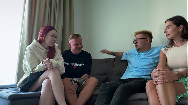 first_time_swingers_swap_wives_for_wild_hotel_bed_share_fuck_till_cumshot