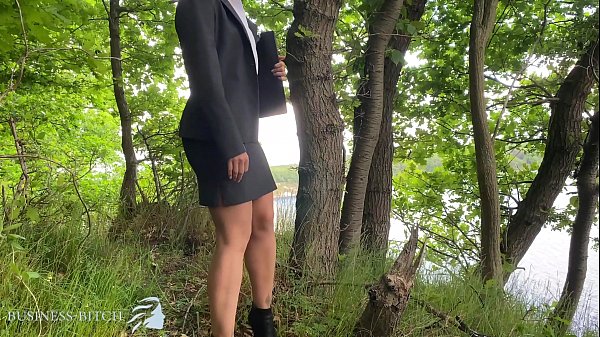 business_woman_rough_public_sex_in_the_forest_-_rip_her_white_blouse