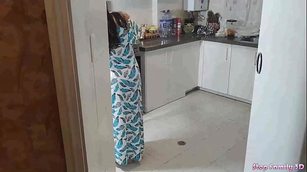 horny_stepdaughter_gets_fucked_with_her_stepdad_in_the_kitchen_when_her_mom_is_not_home